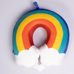 Подушка для шиї Rainbow U-подібна, синій HP-56-13BL HP-56-13BL фото