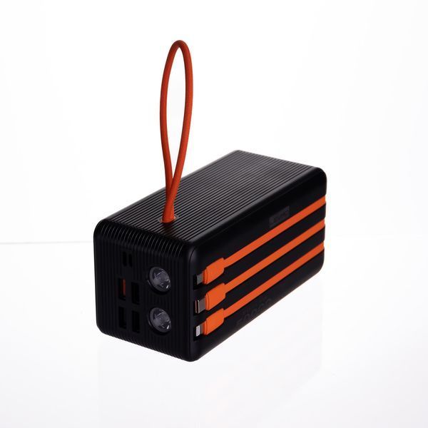 Повербанк зі швидким заряджанням та 3 шнурами 50000 mAh портативний зарядний пристрій powerbank заряджання для телефона HP-N57 HP-N57 фото